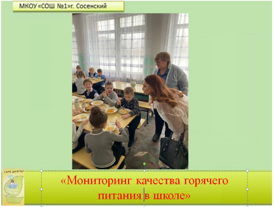 Мониторинг организации горячего питания.